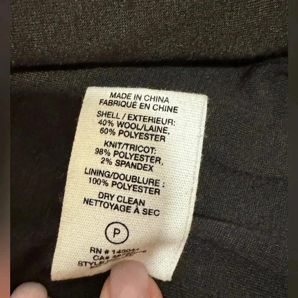 Avec Les Filles Womens Plaid Tweed Bomber Jacket size M - Picture 12 of 12